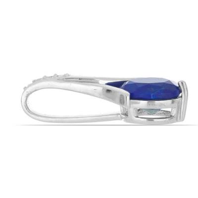 BUY 925 STERLING SILVER REAL LAPIS LAZULI GEMSTONE CLASSIC PENDANT 